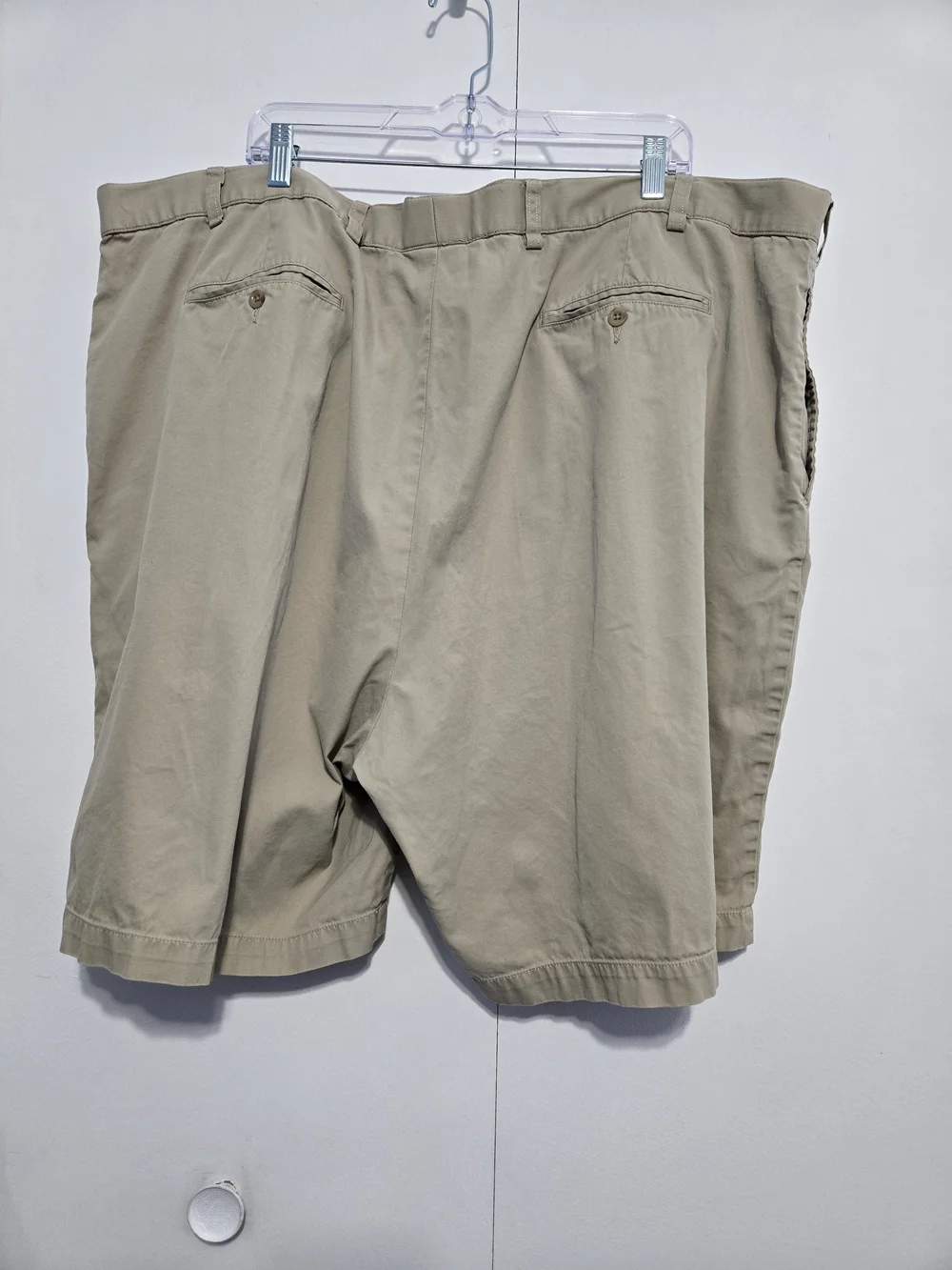 Polo Ralph Lauren Big Prospect Khaki Shorts Men's 56B Beige Cotton Pleated